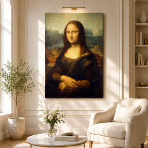 Tablou Canvas Mona Lisa - 90x60 cm