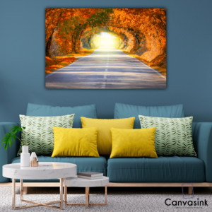Tablou Canvas Arcadă de copaci – Diferite dimensiuni