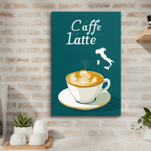 Tablou Canvas Caffe Latte – Diferite Dimensiuni