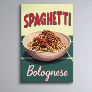 Tablou Canvas Spaghetti Bolognese – Diferite Dimensiuni