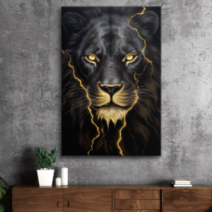 Tablou Canvas Leul Electric - Diferite dimensiuni