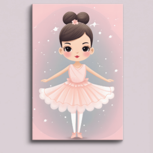 Tablou Canvas Balerina cu Stele – Diferite dimensiuni