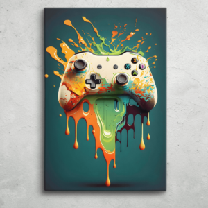 Tablou Canvas Game On Explozie de culoare – Diferite dimensiuni