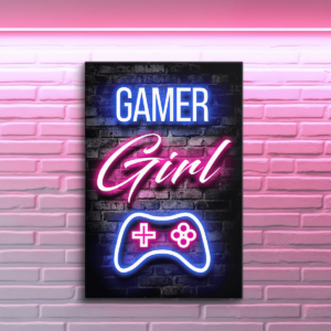 Tablou Canvas Gamer Girl – Diferite dimensiuni