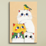 Tablou Canvas Pisicuțele Poznașe – Diferite dimensiuni