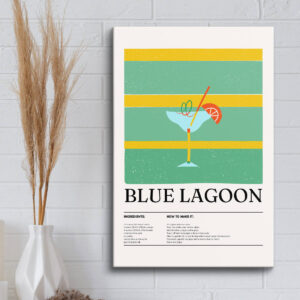 Tablou Canvas Blue Lagoon - Diferite Dimensiuni